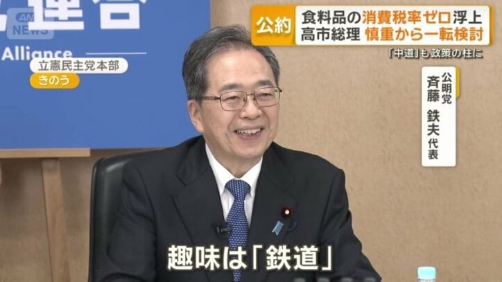 公明党　斉藤鉄夫代表