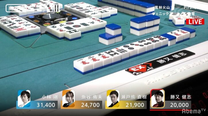 冴え渡る「軍師・勝又の計」負けないEX風林火山、首位返り咲き/麻雀・大和証券Mリーグ