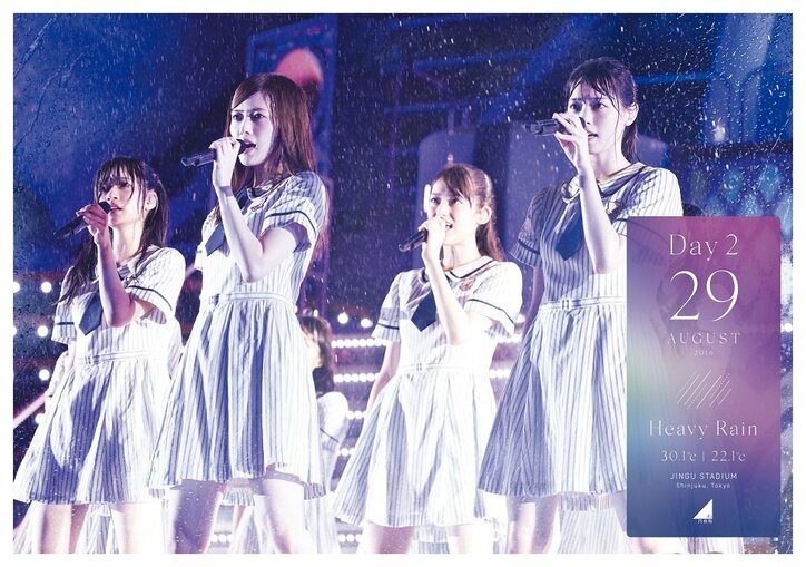 乃木坂46　雨に打たれながらのパフォーマンスがジャケ写に