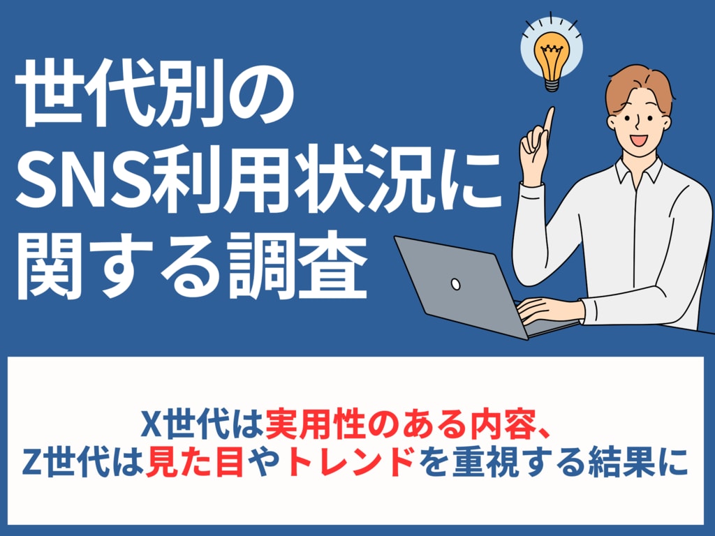 世代別のSNS利用状況に関する調査結果 インフルエンサー投稿の影響を最も受けやすいのはZ世代【リンクアンドパートナーズ調査】