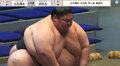 合計体重は“約400キロ” 土俵上に驚愕の光景 ド迫力対決に「重量級なのに動きは軽い」