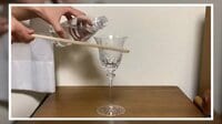 【映像】グラスと水で再現したアトラクション音