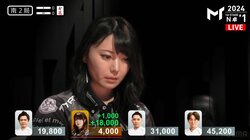 この華やかさこそがミス・パーフェクト！東城りお、強烈すぎるカウンター跳満が興奮を呼ぶ「奇跡！」／麻雀・Mトーナメント