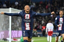 PSG、エンバペの圧巻2発を含む5得点で大勝！　アジャクシオは2部降格が決定