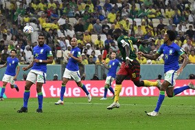 【W杯】王国ブラジル、先発9人を入れ替えたGL最終戦でカメルーンに黒星　グループ首位はキープで16強へ
