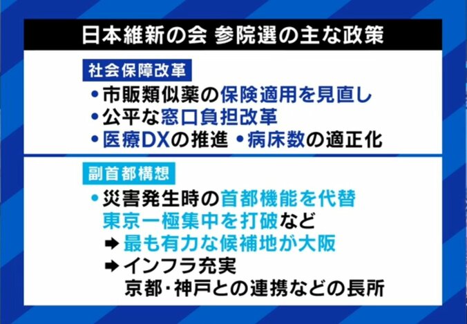 日本維新の会の主な政策