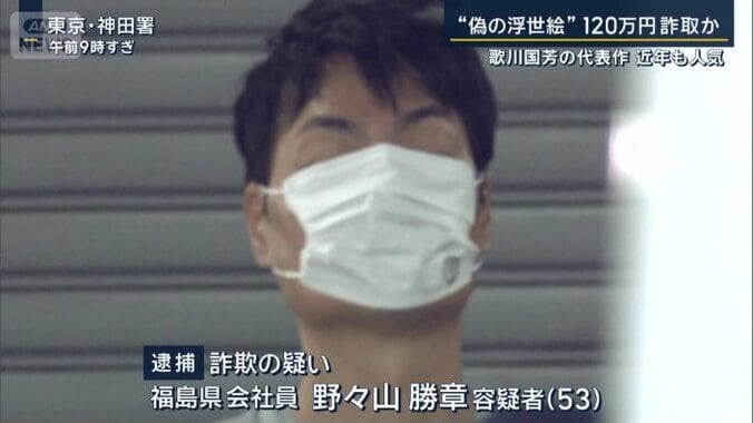 野々山勝章容疑者（53）