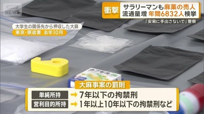 大麻事案の罰則