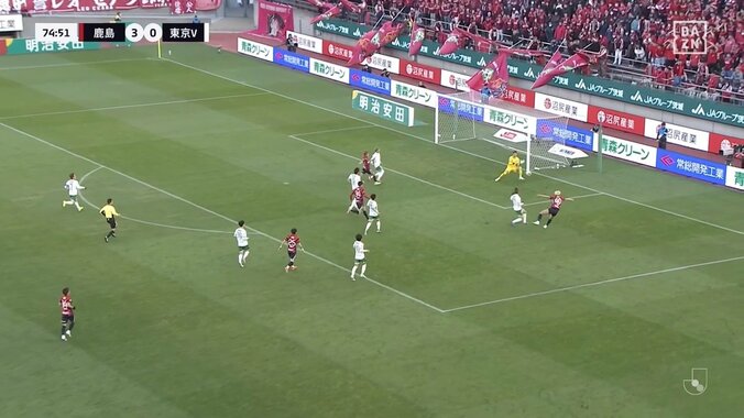 【映像】鈴木優磨、素早い抜け出し→GKを弾き飛ばす強烈シュート