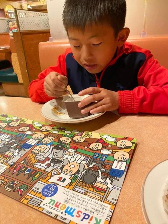  ダイアモンド☆ユカイ『サイゼリヤ』で凄い食欲を見せた息子に驚き「ラーメンを食べたばかりなのに」  1枚目