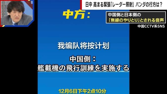 中国軍と自衛隊がやり取りする内容