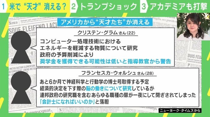 アメリカから天才たち消える