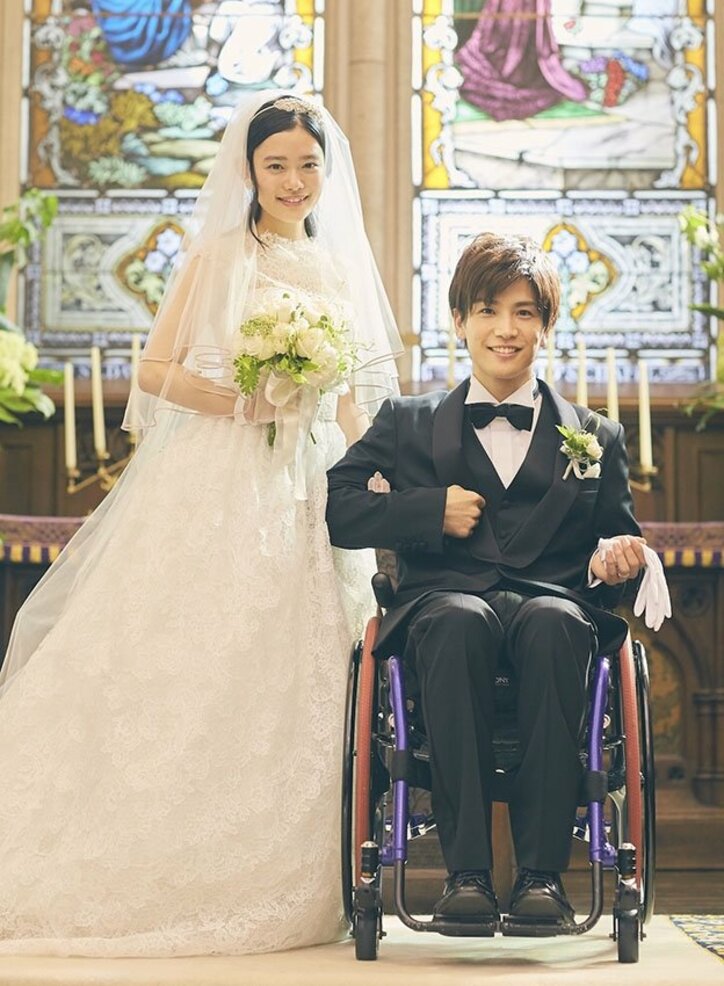 岩田剛典&杉咲花がウエディング姿で微笑み合う『パーフェクトワールド 君といる奇跡』場面写真解禁