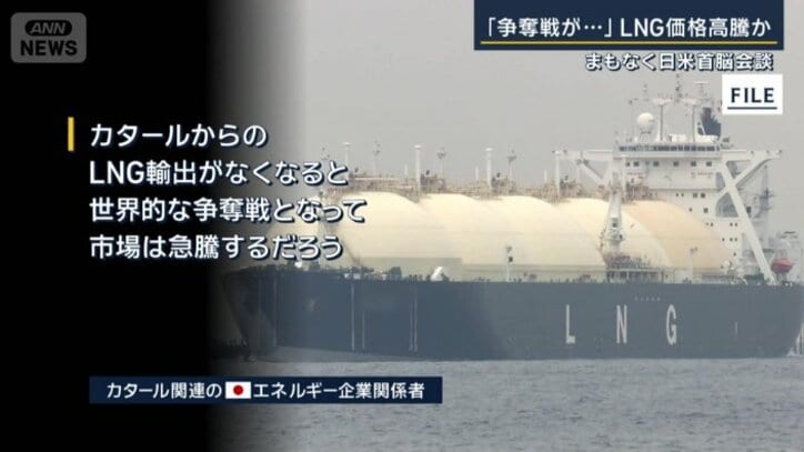 カタール関連の日本エネルギー企業関係者