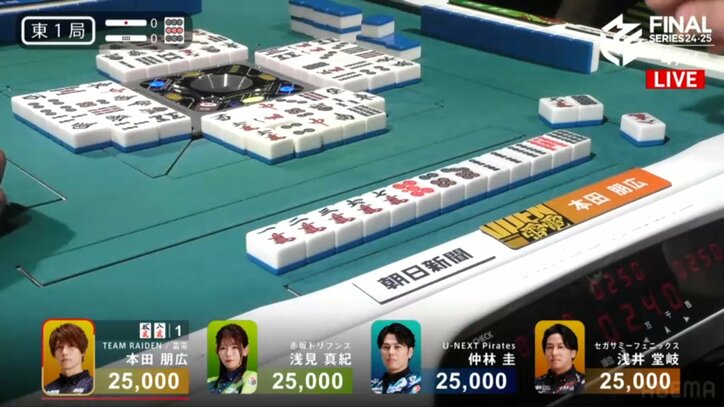 本田朋広の親跳満