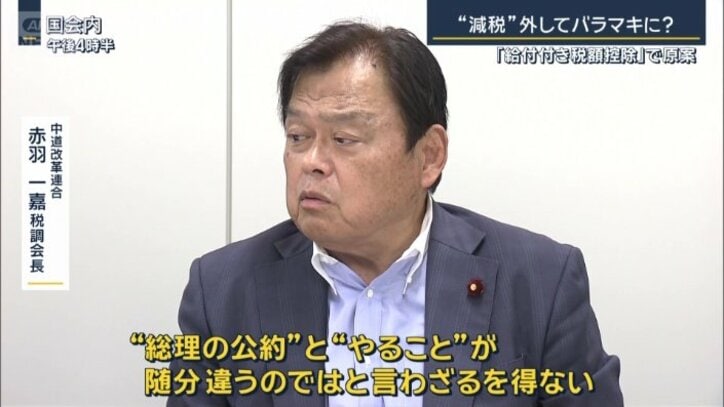 中道改革連合 赤羽一嘉税調会長