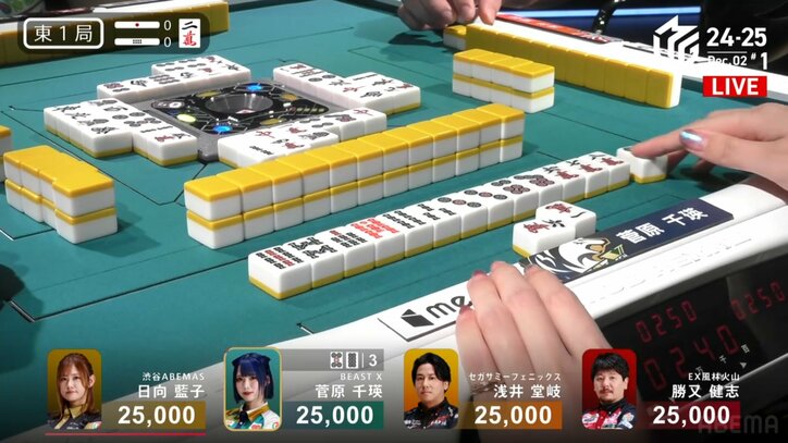 菅原千瑛の一発ツモ