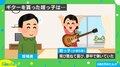 姪っ子にギターをプレゼント→翌日届いた“クセ強な練習動画”に「ロックやなぁ〜」「情報量多くて好き!」と話題