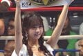 「さっきより薄着」「露出増えてる」ラウンドガール、突然の“大胆”衣装チェンジ よりセクシー路線にファンざわめき
