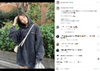 川口葵、“オーバーサイズ”コーデで美脚を披露 カジュアルな姿に「100点満点」「めっちゃかわいい」と称賛の声