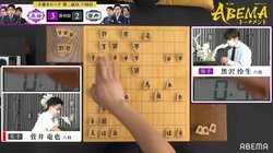 狙い澄ました一手に解説棋士が「ひょー！」と絶叫リアクション「いい手だ！」「これはささった」と痺れるファンも続出／将棋・ABEMAトーナメント