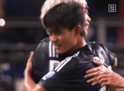 ズドンッ！「速すぎだろ！」久保建英、理不尽シュートでゴラッソ「えぐいな」「叫んだわ」日本代表のゴールラッシュを締め括る一撃が話題沸騰