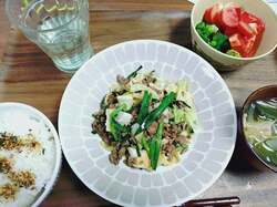  山田花子、50円で購入した野菜で夫が作った料理「たくさん食べてくれました」 