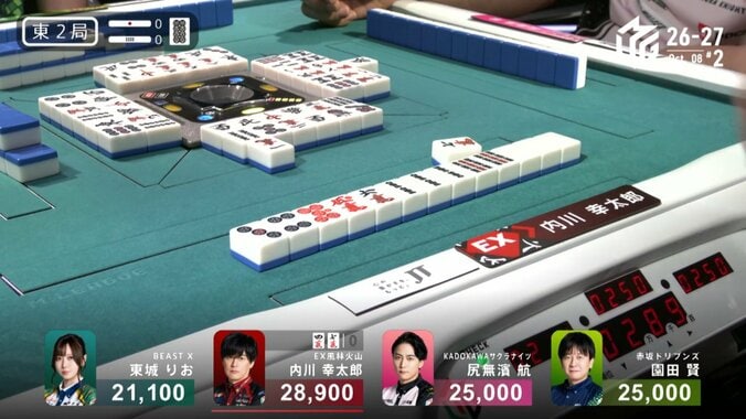 闇から一太刀！内川幸太郎、試合開始早々に決めた9600点の一撃