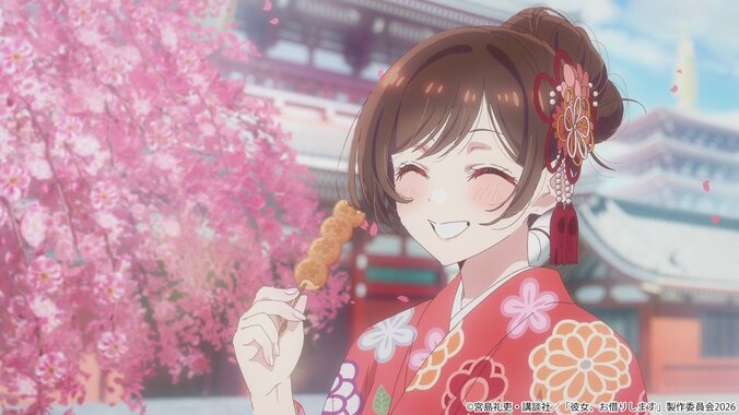 电视动画《租借女友》第5季无字幕ED影像公开！5位女主角伴随 nakigoto 的歌曲悉数登场 3