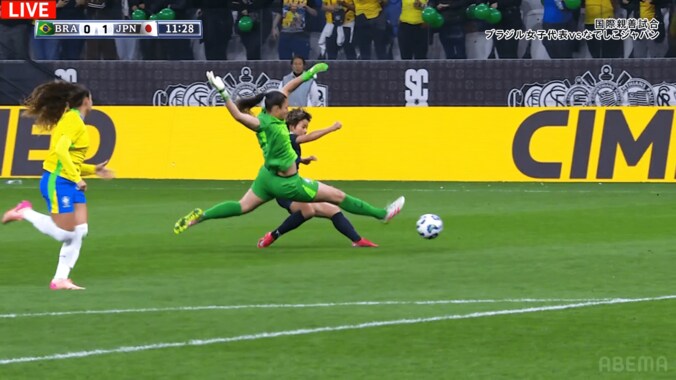 【写真・画像】電光石火の６秒ゴール！ なでしこジャパン、“高速ショートカウンター弾”でブラジルに一矢報いる「籾木さんマジで上手い」「さすが清家さん」　1枚目