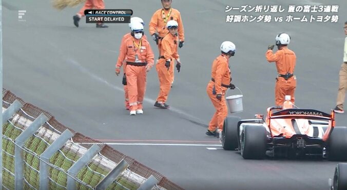 日本最速レースで異例の事態 “スタート切れず”45分遅延「発進した瞬間に違和感はあったが…」珍しいトラブルにドライバーも困惑 3枚目