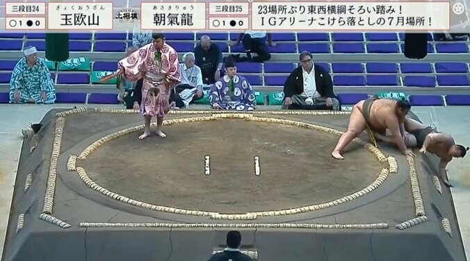 奇声が上がった館内の様子