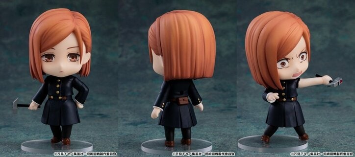 「呪術廻戦」釘崎野薔薇がねんどろいどになって登場！釘・金槌・藁人形のほか、メイク道具パーツも付属