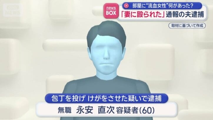 自称・無職の夫を逮捕