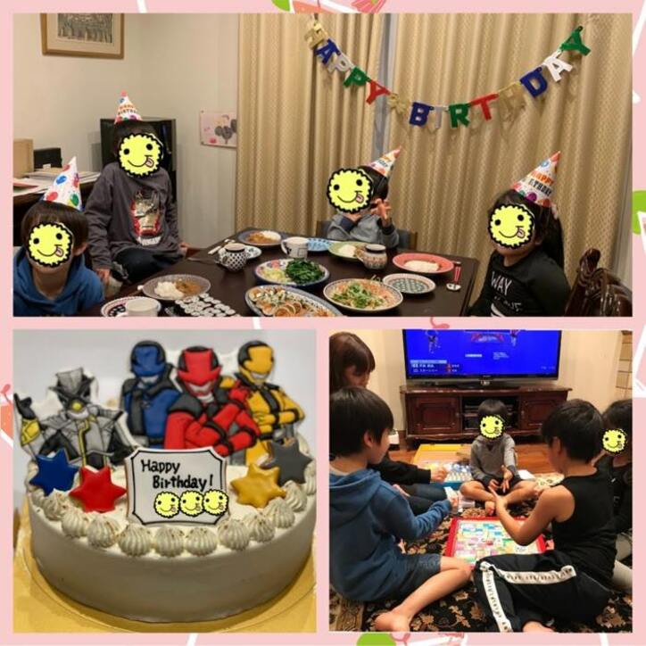  小倉優子、次男の5歳を祝う誕生日会でハプニング「アゴをぶつけてしまい」 