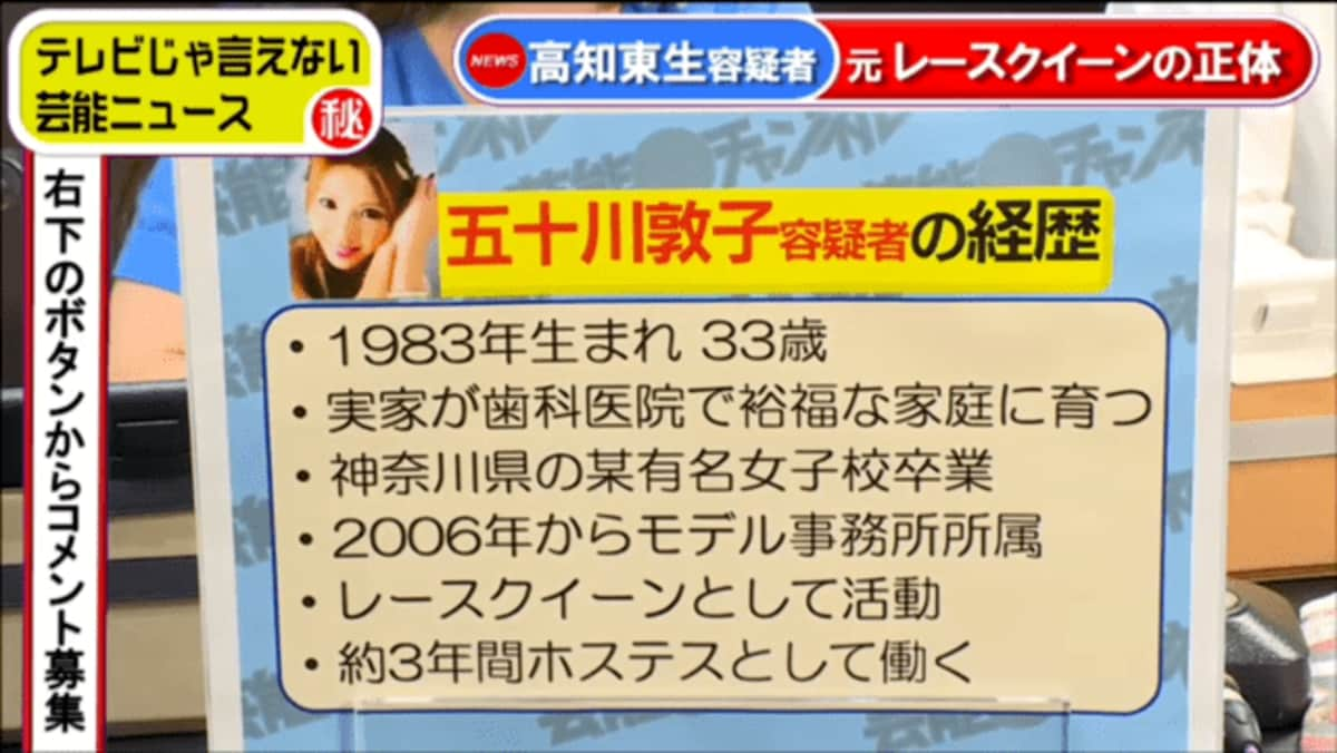 高知東生容疑者の愛人は元レースクイーン 裕福な家庭で育ち その他 Abema Times