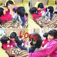 三倉佳奈 子供たちが姉・茉奈に熱烈チュー攻撃する姿公開「普段と違う子供たちの一面を見られるので面白い」