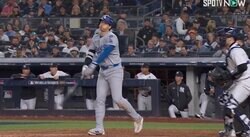 こんな状態で… 大谷翔平、フルスイング直後に“異変”「泣ける」 一瞬見せた“表情”に「どんだけ気合入ってんだよ」