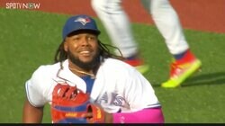 守備もうまいんです！大谷翔平とホームラン王を争ったゲレーロJr.が背走スーパーキャッチ！