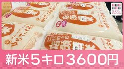 “日本一早い新米”販売開始「5キロ税込み3600円」来年は更なるコメ余り懸念も