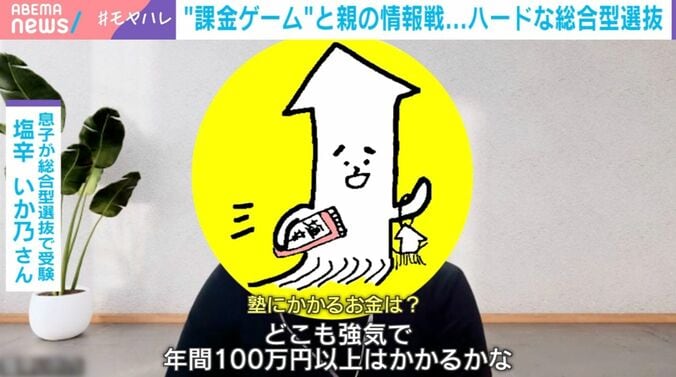 息子が総合型選別で受験・塩辛いか乃さん