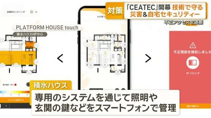 スマートフォンで管理するサービス