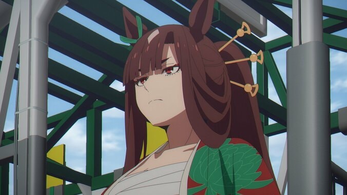 アニメ『ウマ娘 シンデレラグレイ』アキツテイオー場面カット01