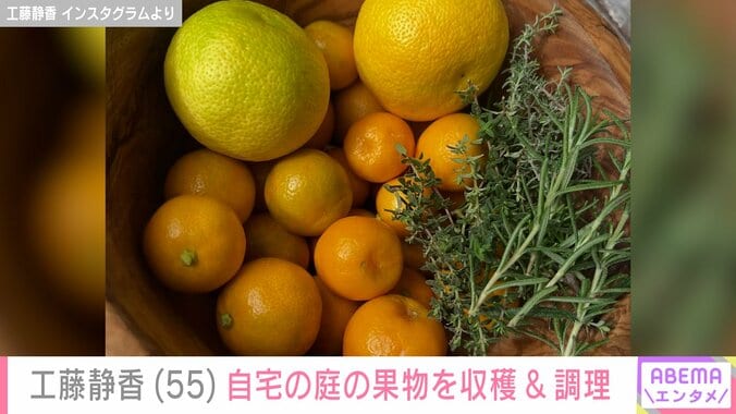【写真・画像】“すんごい豪邸”と話題・工藤静香（55）、自宅の庭で育てた果物を収穫&調理する姿に反響「本当に見事なお庭」「愛される理由がわかる」　2枚目