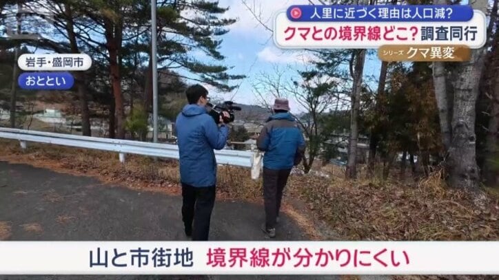 自然との境界線が分かりにくい