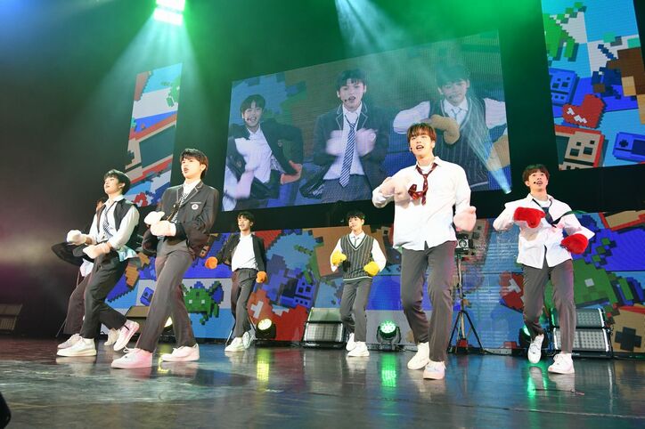 「ただいま！」日本人カズタに歓喜！n.SSignの登場に会場大揺れ『青春スター』TOP7初来日公演レポート