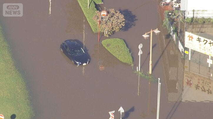 【画像まとめ】千葉・佐倉市　土砂崩れや高崎川の氾濫による冠水などが発生　台風25号の大雨の影響