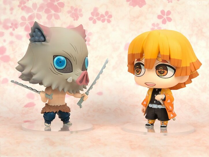 【画像一覧】「鬼滅の刃」ちみメガ第2弾『我妻善逸＆嘴平伊之助 セット』登場　あみあみがイメージカットを公開