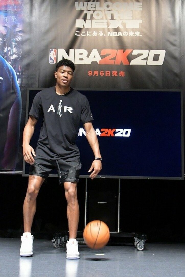 八村塁「僕そのものです」　『NBA 2K20』自身のゲームキャラに感動