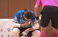 【映像】「ボコっ」ピッチに響いた鈍い音